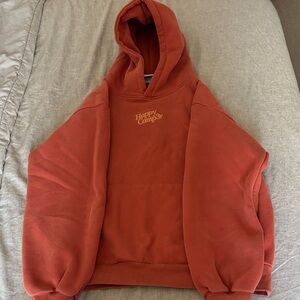 Women's Happy Camper Hoodie in Rust